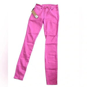 Ksubi spray on pink jeans